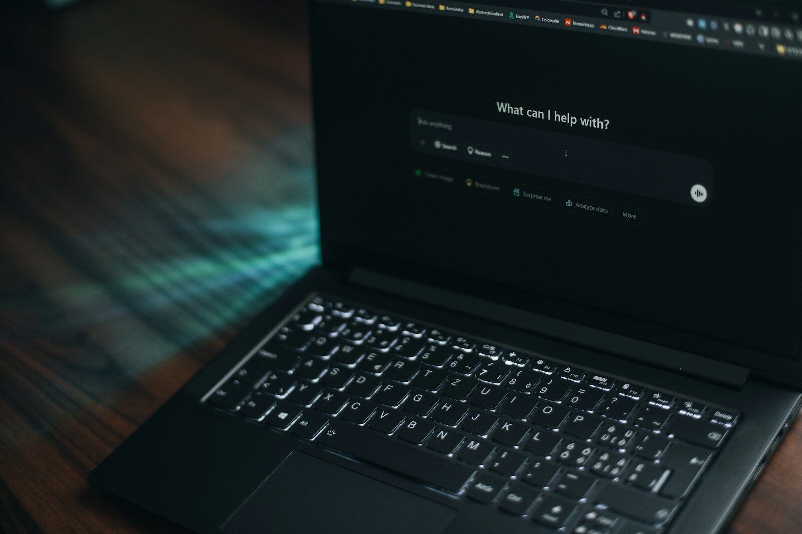 A ChatGPT conversation open on a desktop screen
