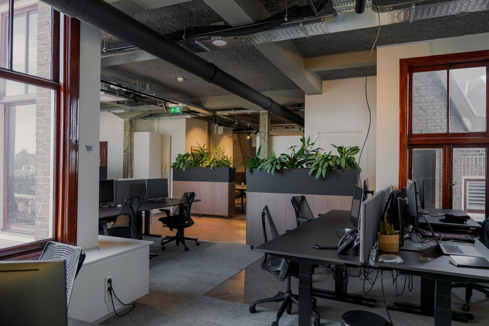 Office space interior.