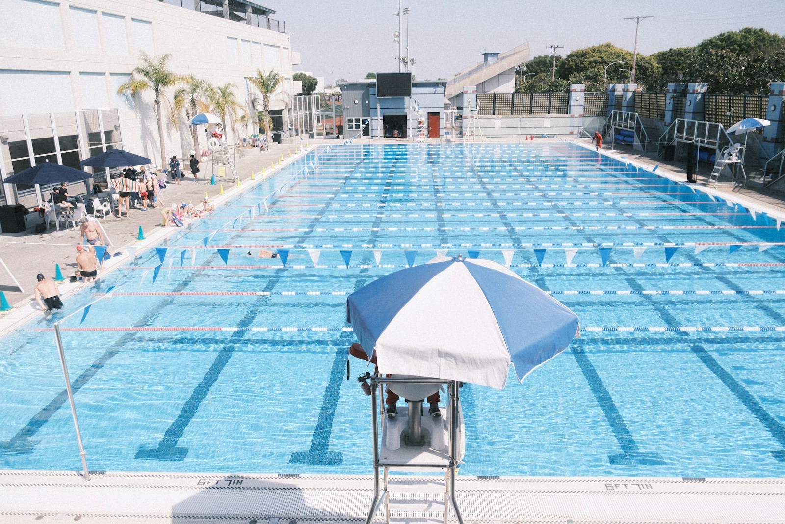 Summer swimming pools