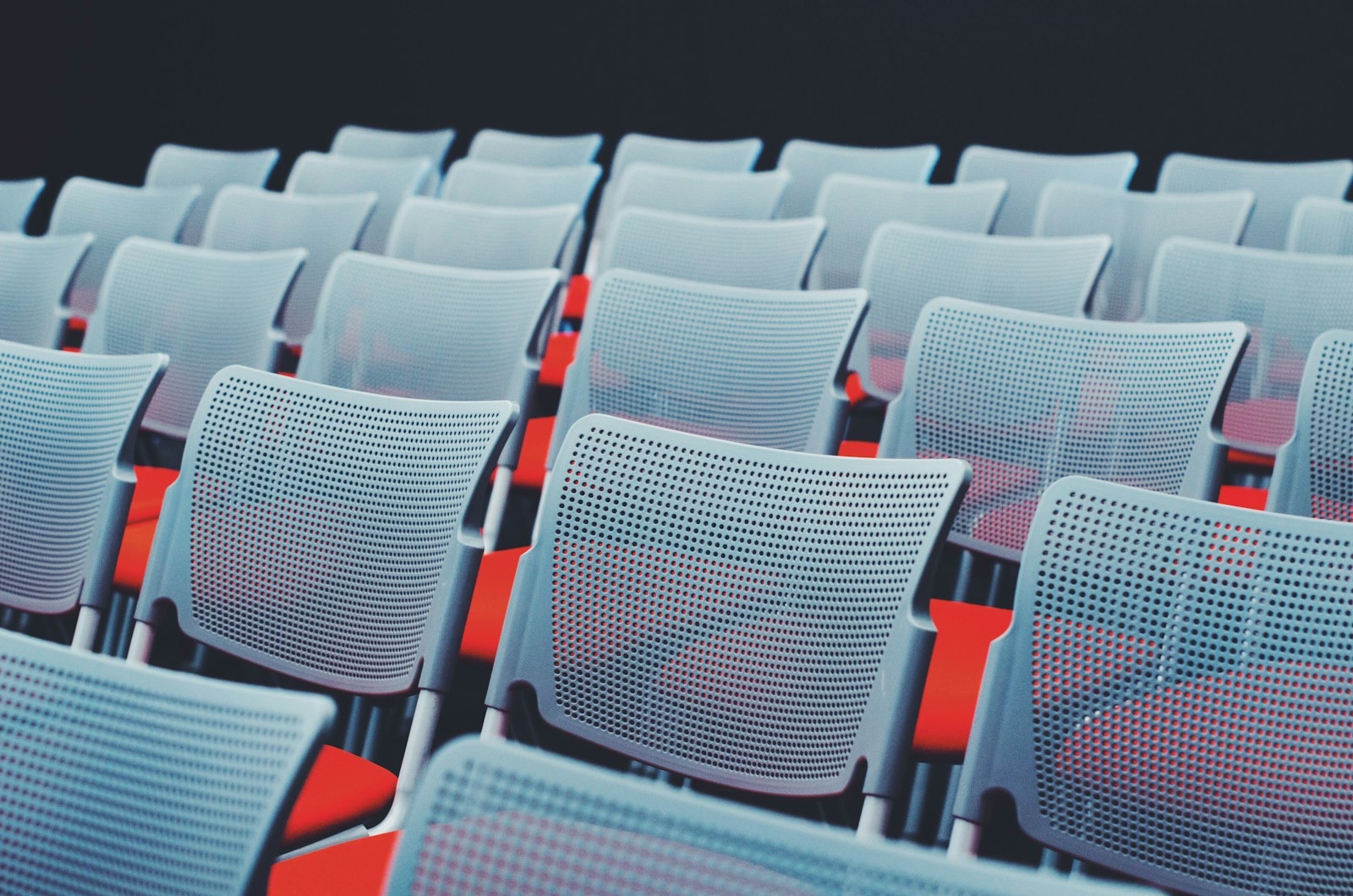 An empty conference room