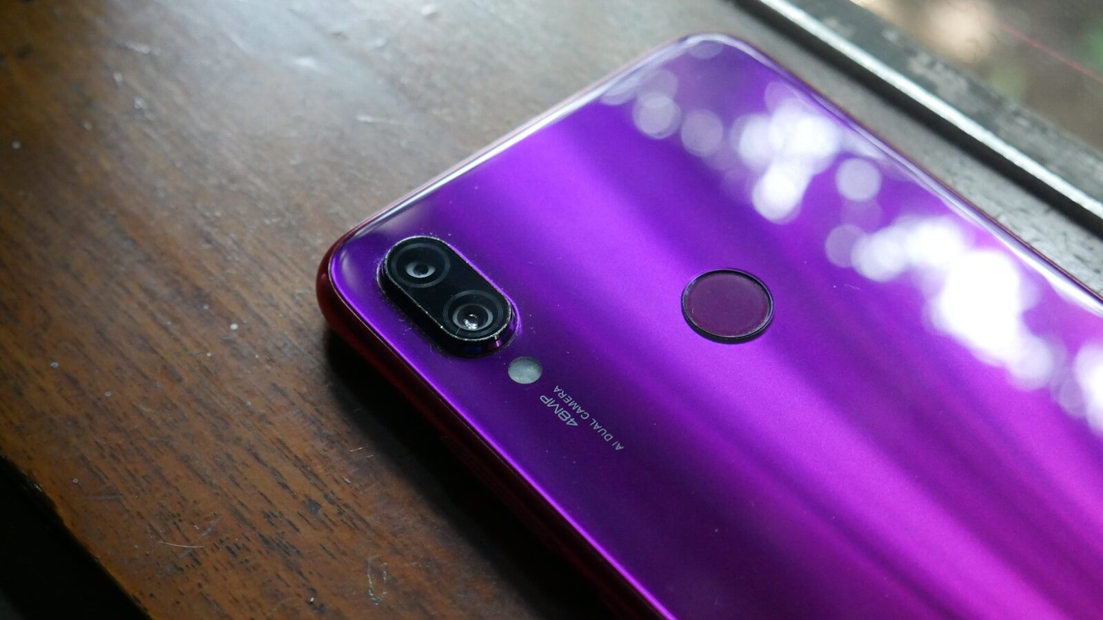 A close view of a smartphone showing its sensor and cameras